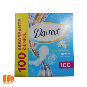 نوار بهداشتی دیسکرت Discreet با رایحه شکوفه بهاری تعداد 100 عددی