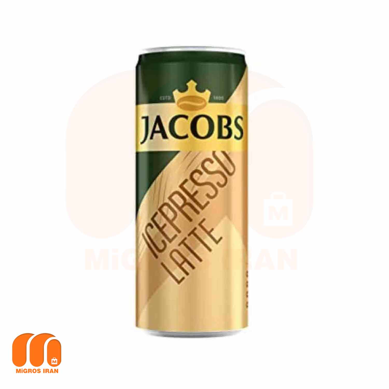 نوشیدنی انرژی زای آیس پرسو لاته جاکوبز Jacobs Icepresso فاقد گلوتن 250 میل