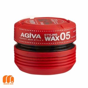 واکس مو آگیوا Agiva hair wax با درجه سختی 05 رنگ قرمز 175 میل