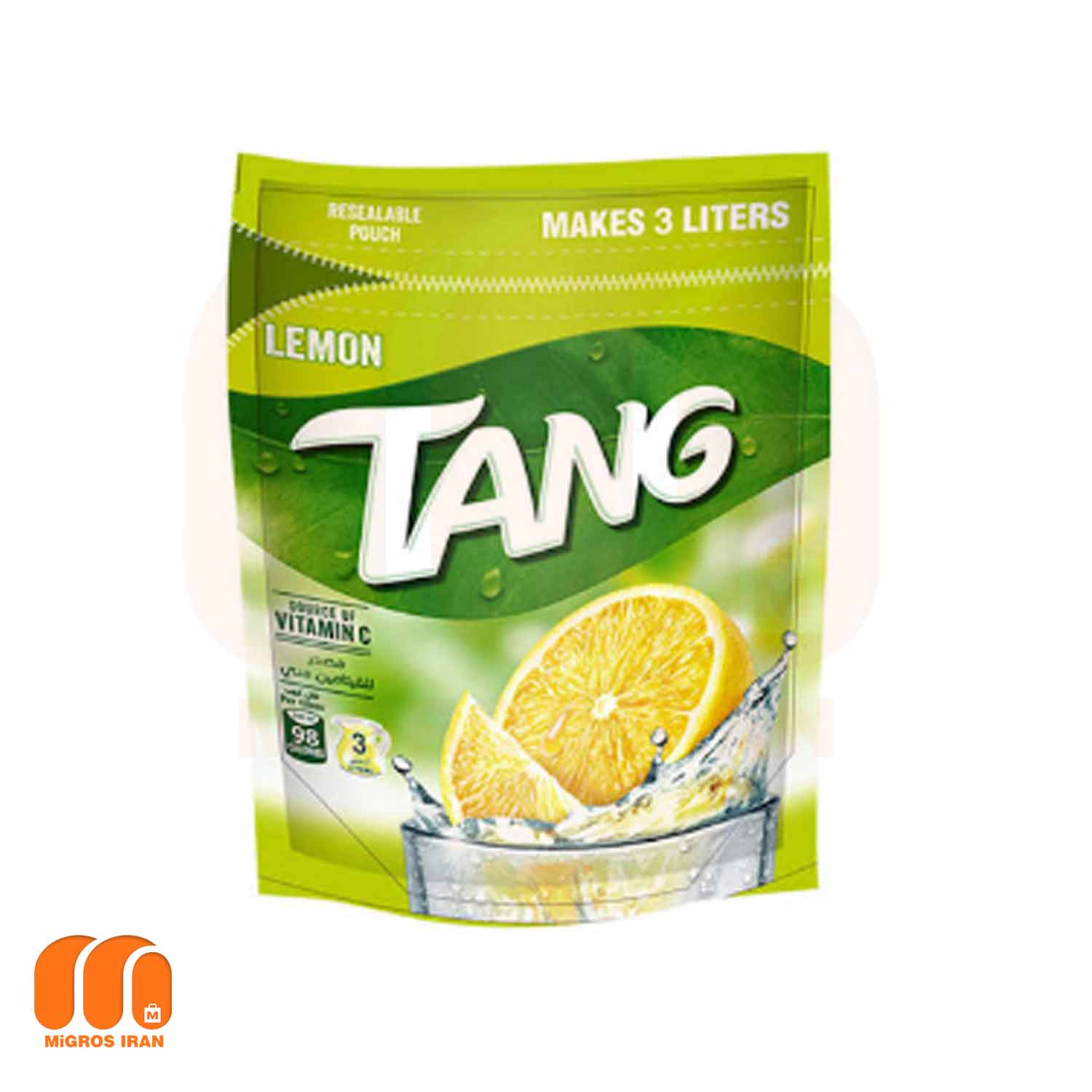 پودر شربت تانج TANG مدل lemon با طعم لیمویی 375 گرم