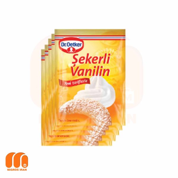 پودر وانیل شکری دکتر اوتکر Dr.Oetker بسته 5 عددی