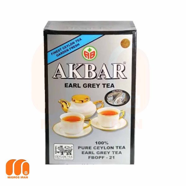 چای اکبر معطر ارل گری akbar وزن 500 گرم