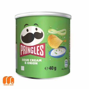 چیپس پرینگلز Pringles با طعم پیاز و خامه ترش 40 گرم