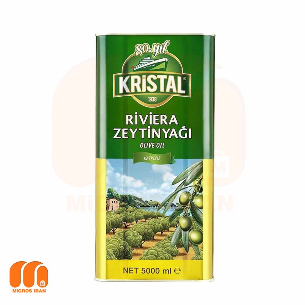 روغن زيتون کریستال Kristal حجم 5 لیتر