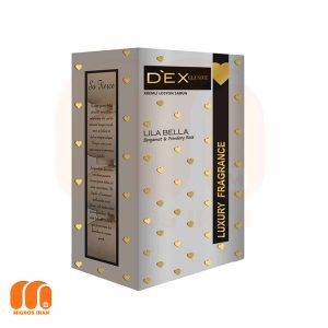 صابون کرمی دکس DEX سری Luxury Fragrance مدل LILA BELLA تعداد 4 عددی