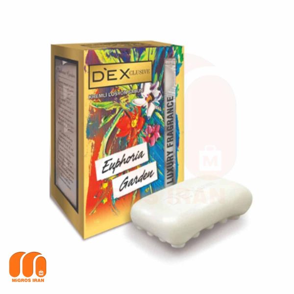 صابون کرمی دکس Dex مدل Euphoria Garden سری Luxury Fragrance تعداد 4 عددی