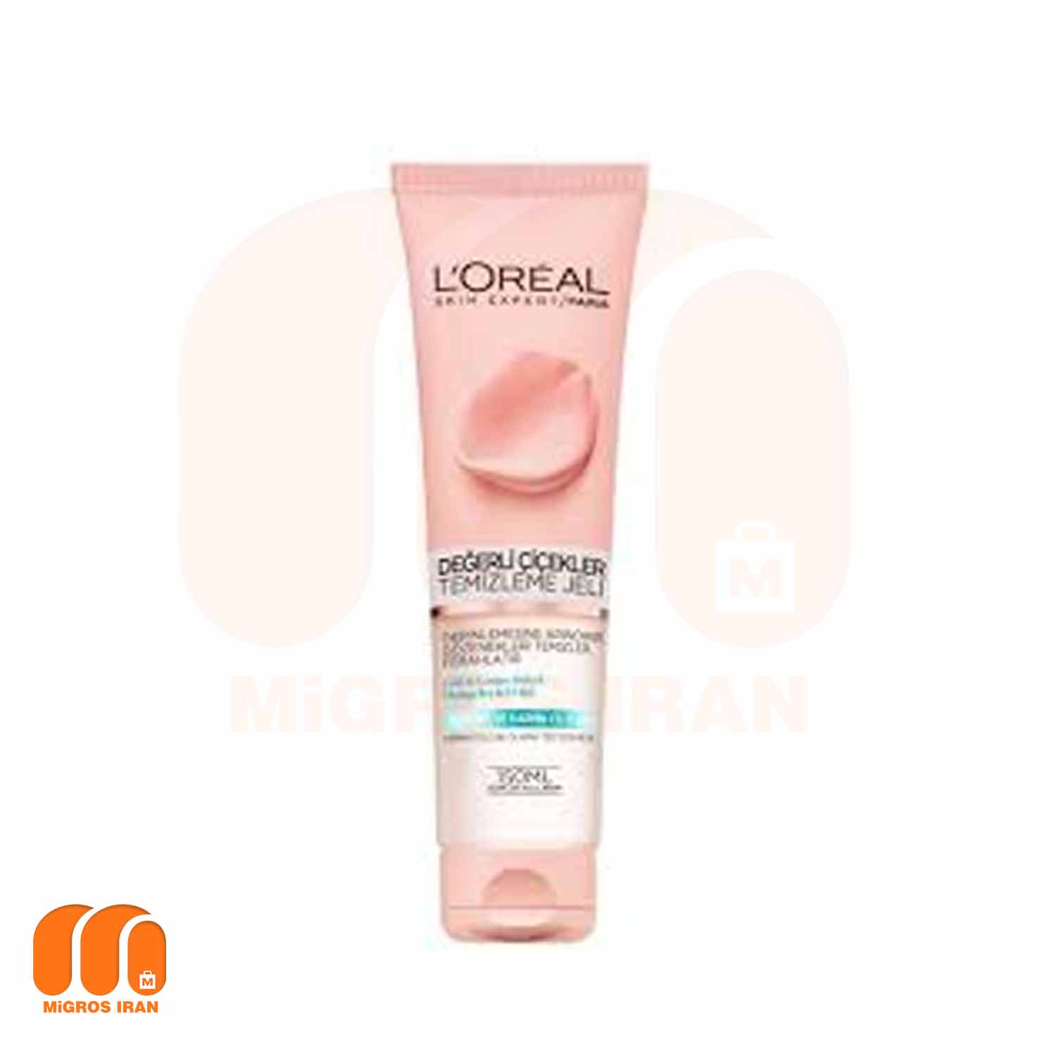 ژل شستشوی صورت لورآل Loreal مناسب پوست های نرمال تا مختلط حاوی عصاره گل رز 150 میل