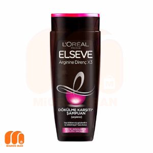 شامپو ضد ریزش لورال Loreal مدل Elseve Arginine Resist X3 مناسب موهای ضعیف و ریزش دار 550 میل