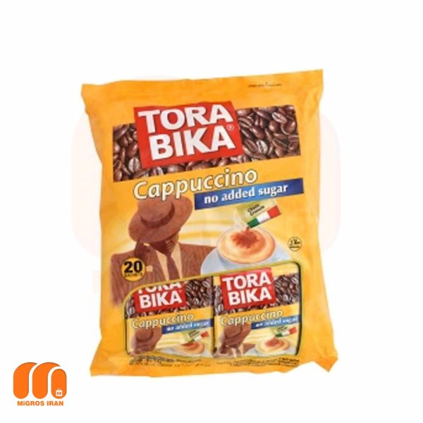 کاپوچینو بدون شکر تورابیکا Torabika بسته 20 عددی