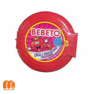 آدامس متری ببتو BEBETO با طعم توت فرنگی 36 گرم