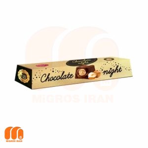 شکلات ای بی کا ABK مدل Chocolate Night با مغز فندقی 90 گرم