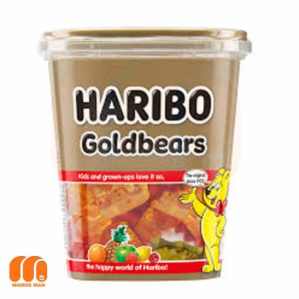 پاستیل لیوانی هاریبو Haribo طرح خرس با طعم انواع میوه 175 گرم