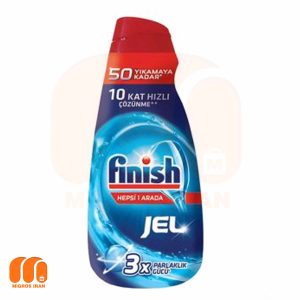 ژل ماشین ظرفشویی فینیش Finish مدل 3x Parlaklik Gucu حجم 1000 میل