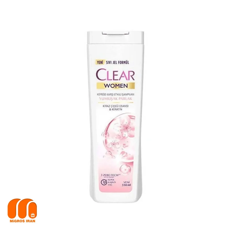 Clear Women Anti Dandruff Shampoo 350ml Shine Conditioner