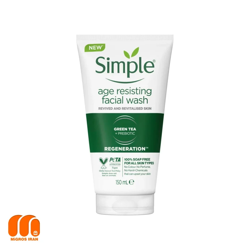 Simple Regeneration Age Resisting Facial Wash