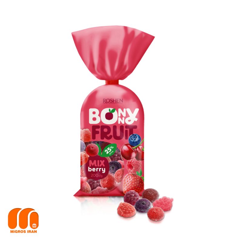 پاستيل كادويي روشن 200 گرمmix berry